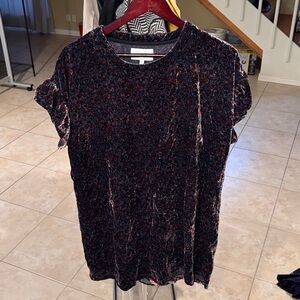 Current/Elliott Multicolor Velvet Dress